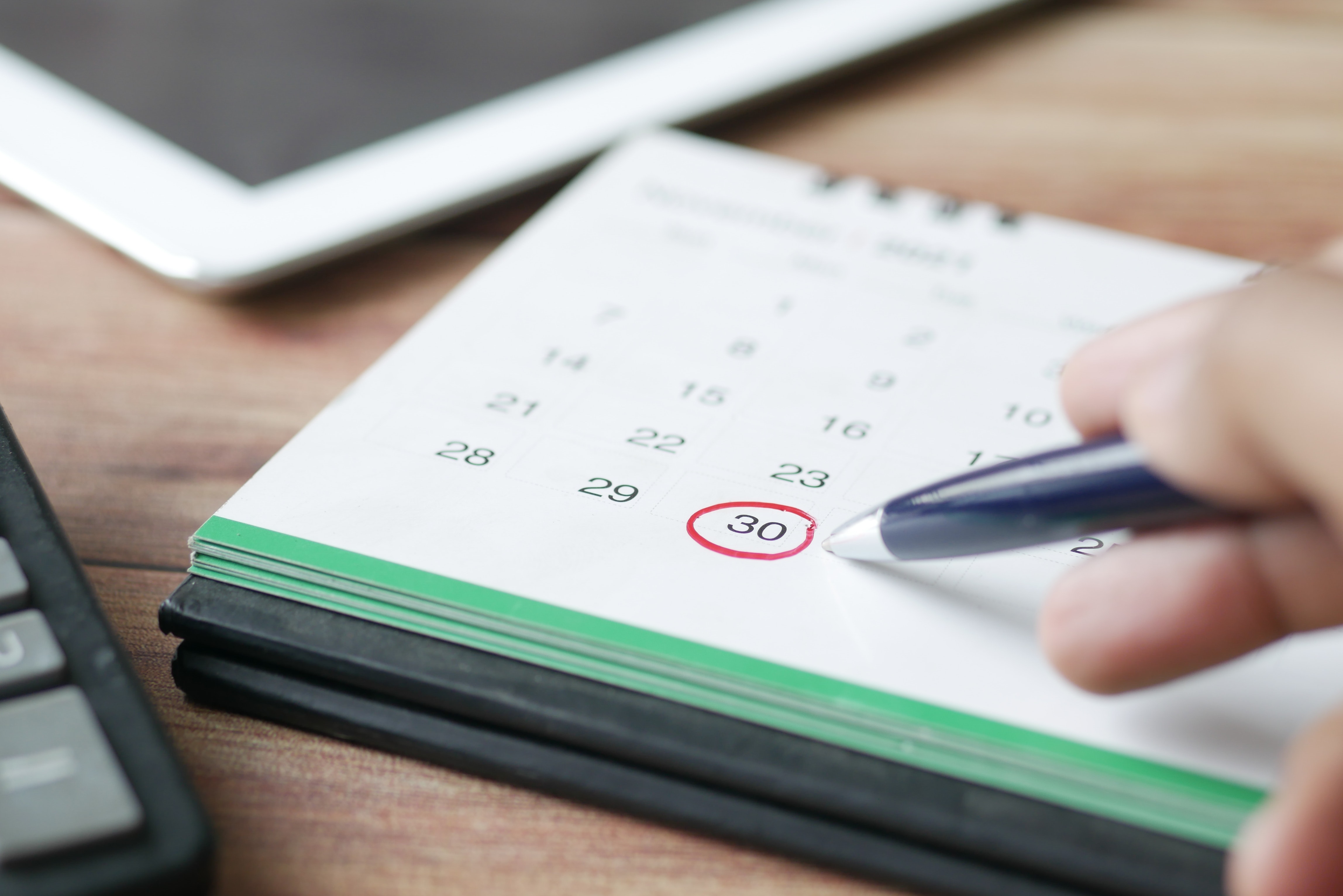 Calendrier des manifestations 2022